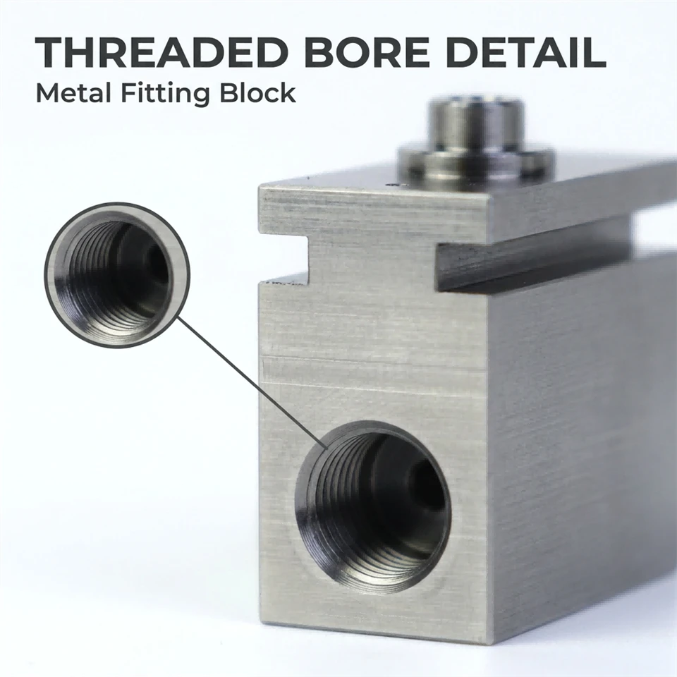 Custom Pneumatic Clamp Block Metal Fixture Bidirectional Vise Block suppliers