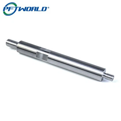 CNC Machining Aluminum Industrial Grade Double Headed Threaded Connecting Rod For Mechanical Equipment Positioning Connectors